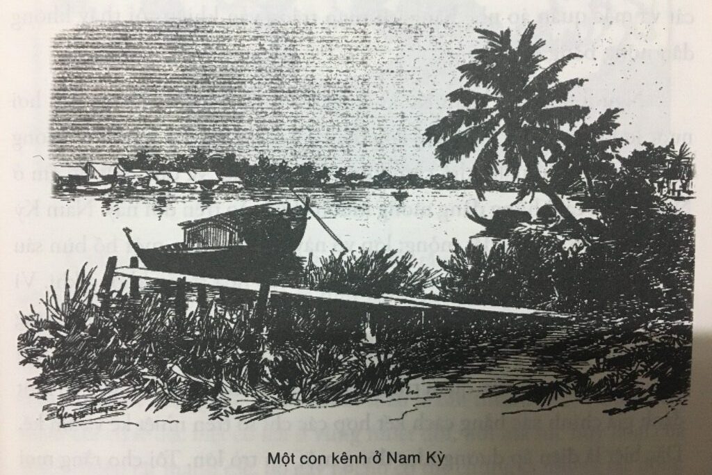 Một con kênh ở Nam Kỳ, ảnh minh họa trong sách Xứ Đông Dương
