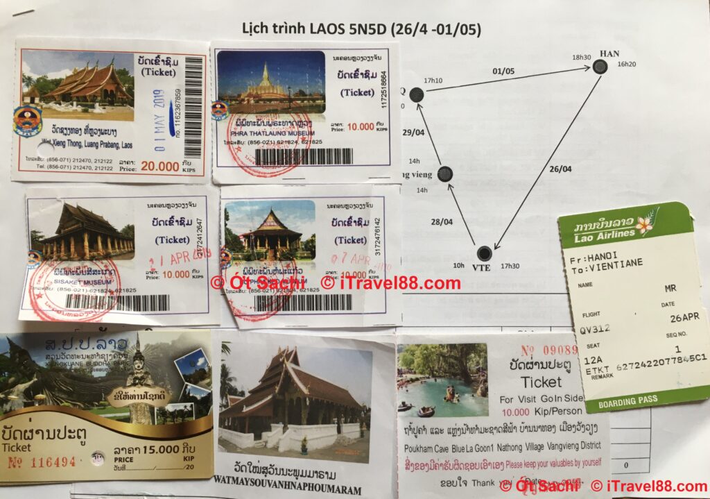 Lịch trình cho chuyến đi Lào - Nên đi du lịch tự túc hay theo tour